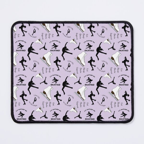 Item preview, I'd Rather Be Skating- Purple-Figure Skates, Figure Skating, Figure Skaters designed and sold by PD-Skating.
