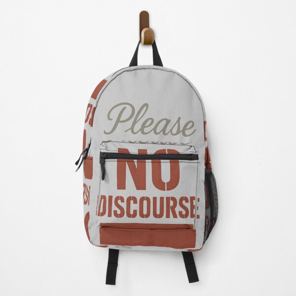 Item preview, Please No Discourse – Bold Anti-Drama Typography Art designed and sold by Shoot-The-Moon.