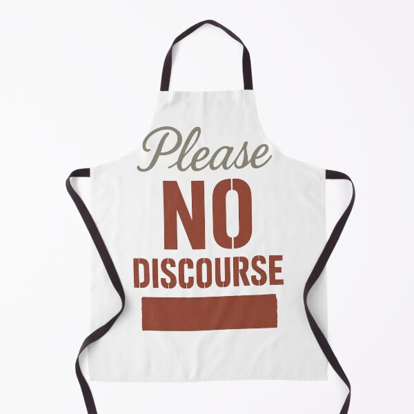 Item preview, Please No Discourse – Bold Anti-Drama Typography Art designed and sold by Shoot-The-Moon.