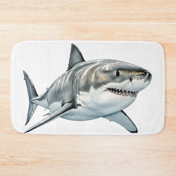 Item preview, Great White Shark designed and sold by 4rtistcDrift.