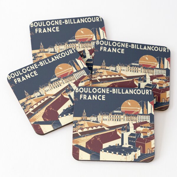 Item preview, Boulogne Billancourt France 1950s Vintage Travel Tourism designed and sold by TravelersGems.