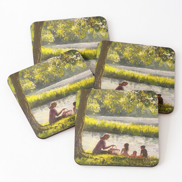 Item preview, Picnic At Babblewood Pond designed and sold by TheArtCave.