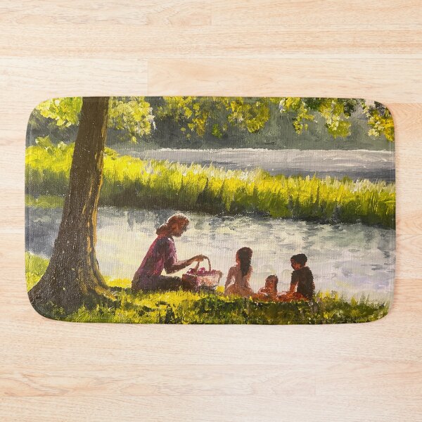 Item preview, Picnic At Babblewood Pond designed and sold by TheArtCave.
