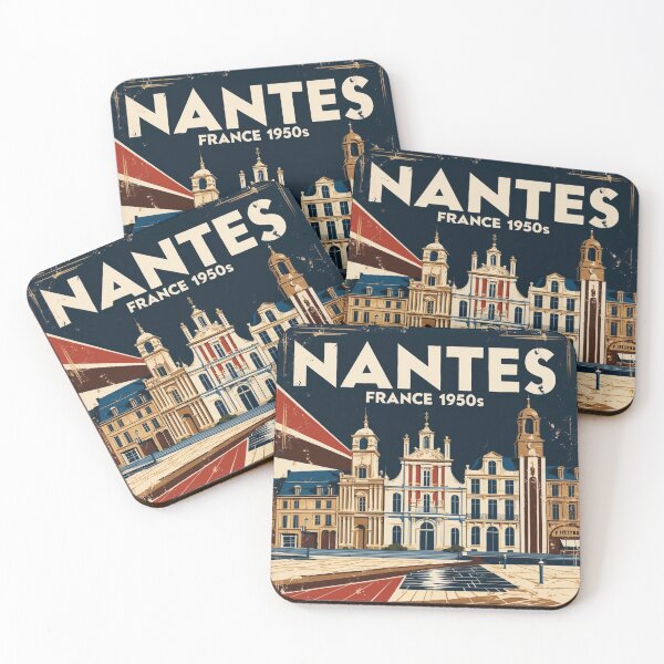 Item preview, Nantes France 1950s Vintage Travel Tourism designed and sold by TravelersGems.