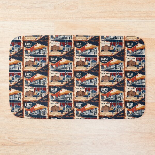 Item preview, Brest France 1950s Vintage Travel Tourism designed and sold by TravelersGems.