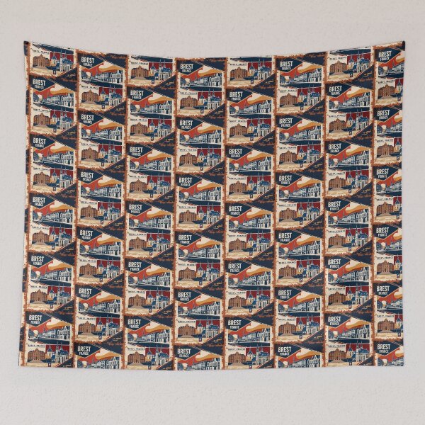 Item preview, Brest France 1950s Vintage Travel Tourism designed and sold by TravelersGems.