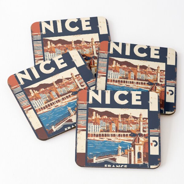 Item preview, Nice France 1950s Vintage Travel Tourism designed and sold by TravelersGems.