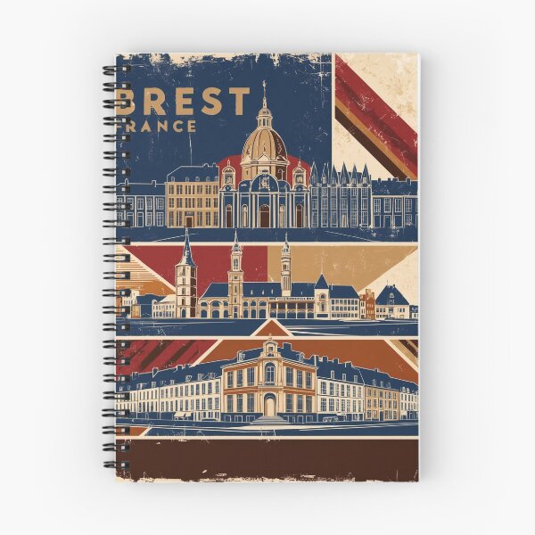 Item preview, Brest France 1950s Vintage Travel Tourism designed and sold by TravelersGems.