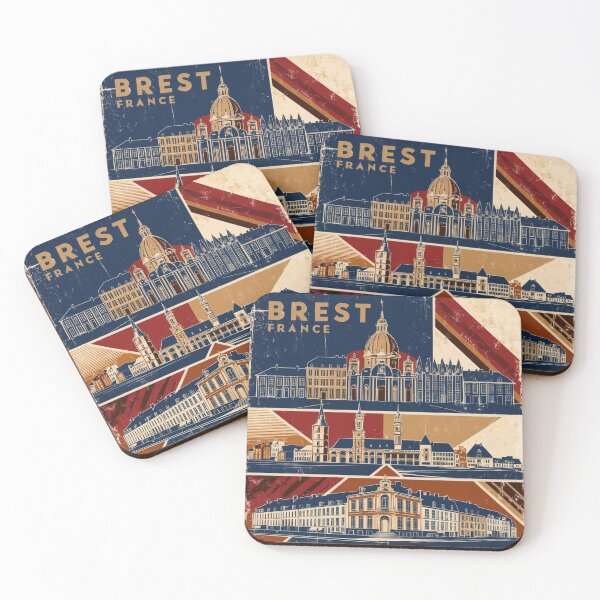 Item preview, Brest France 1950s Vintage Travel Tourism designed and sold by TravelersGems.