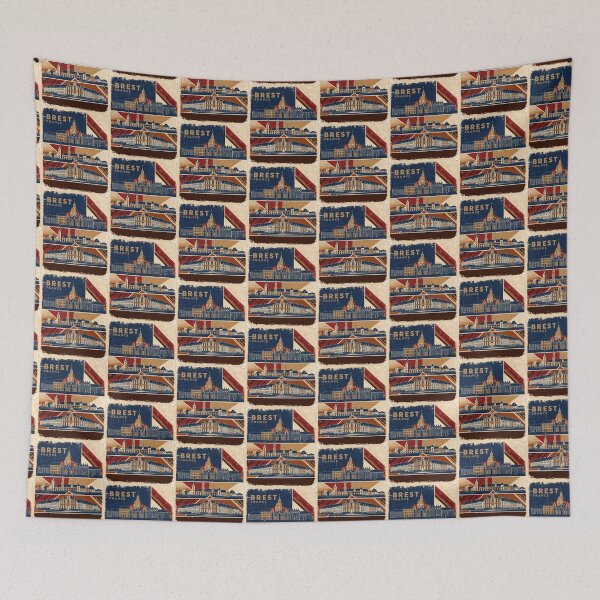 Item preview, Brest France 1950s Vintage Travel Tourism designed and sold by TravelersGems.