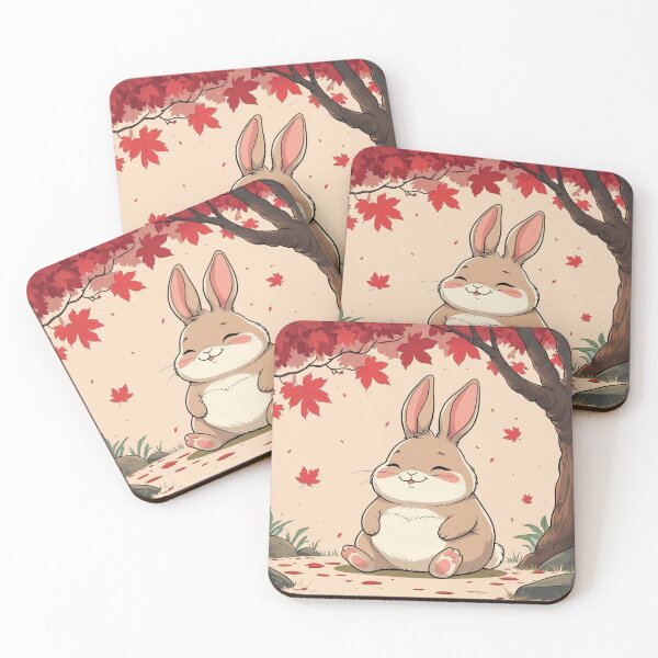 Item preview, Little Bunny Resting Under Tree designed and sold by ZenAnimal.