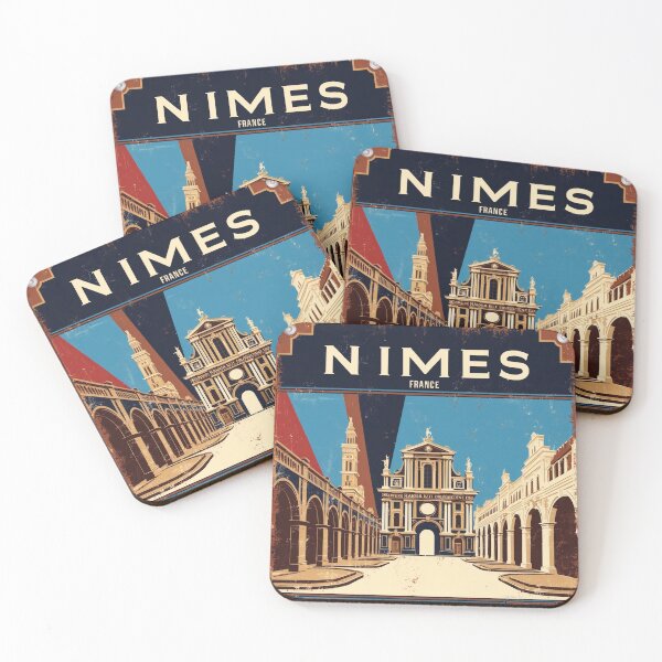 Item preview, Nimes France 1950s Vintage Travel Tourism designed and sold by TravelersGems.