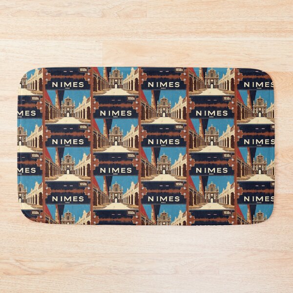 Item preview, Nimes France 1950s Vintage Travel Tourism designed and sold by TravelersGems.