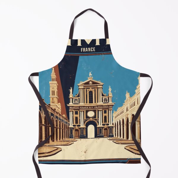 Item preview, Nimes France 1950s Vintage Travel Tourism designed and sold by TravelersGems.