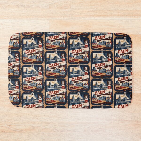 Item preview, Caen France 1950s Vintage Travel Tourism designed and sold by TravelersGems.