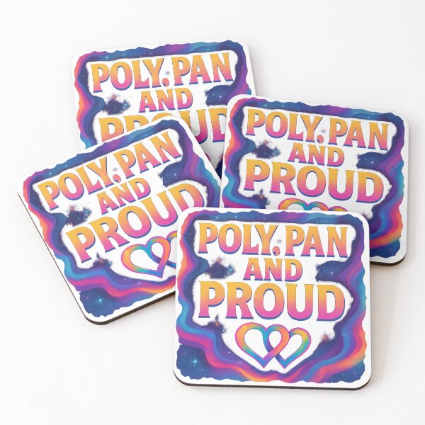 Item preview, Poly, Pan and Proud – Cosmic Pride Art designed and sold by Haus Of Sin.