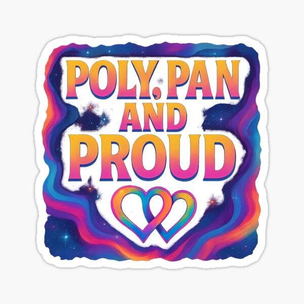 Item preview, Poly, Pan and Proud – Cosmic Pride Art designed and sold by Haus Of Sin.