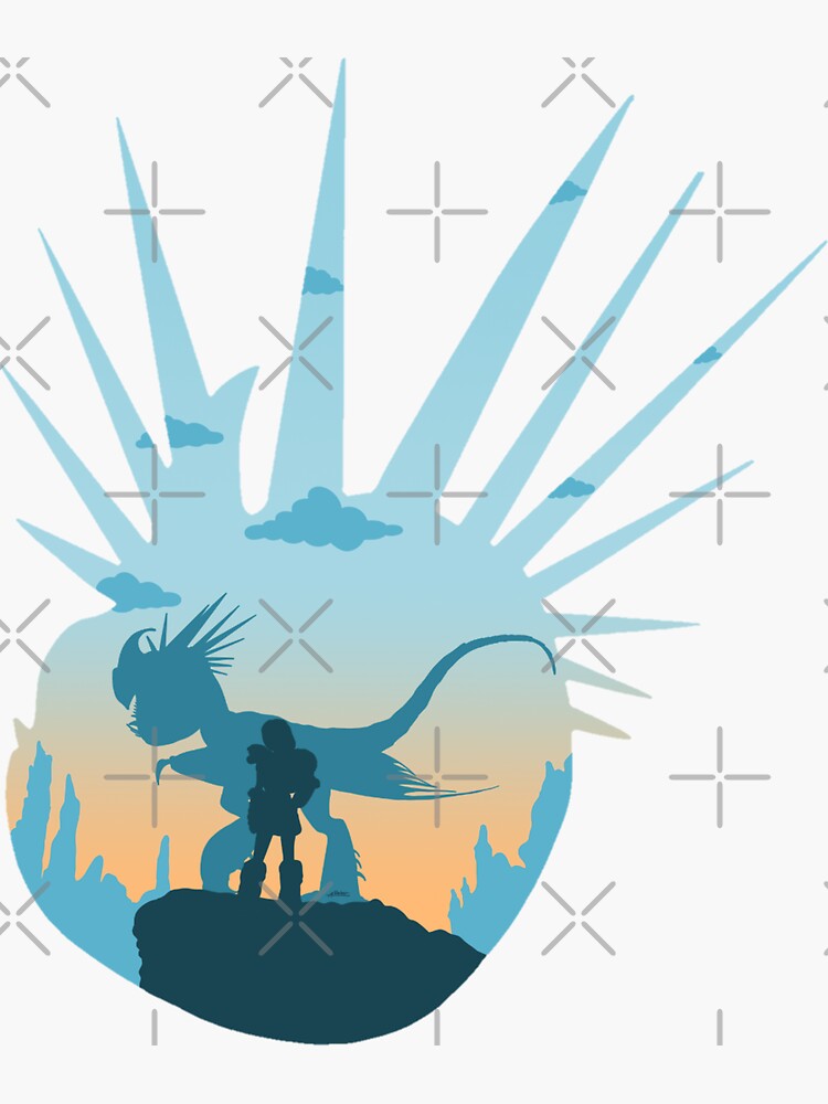Astrid and Stormfly Sticker