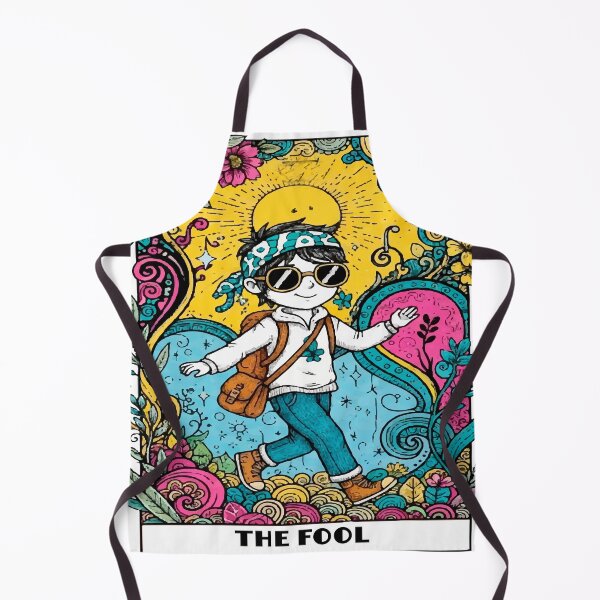 Item preview, Boho Illustration of The Fool - Magical and Colorful Tarot Card designed and sold by  Ojo de Lilith.