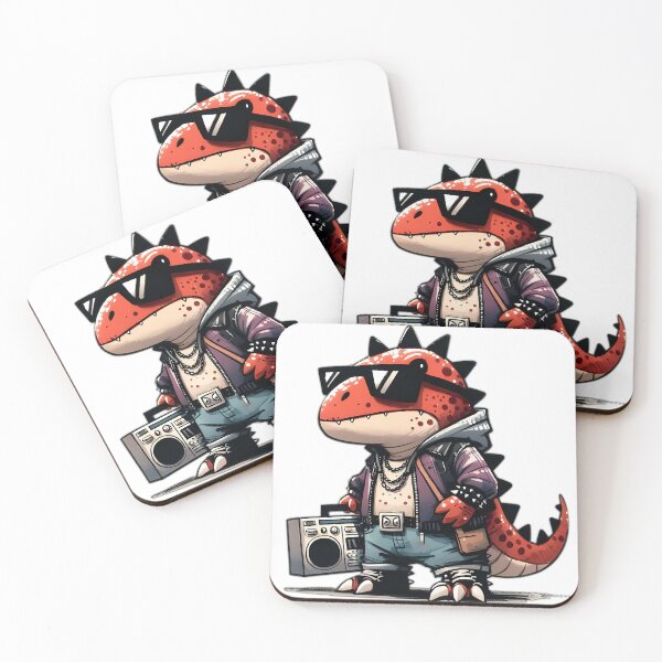 Item preview, Radical Retro Raptor – The Coolest Dino in Town! designed and sold by DopeVibeStuff.