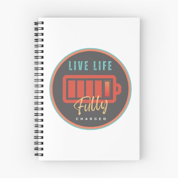 Item preview, Live Life Fully Charged T-Shirt designed and sold by Anroda Designs.