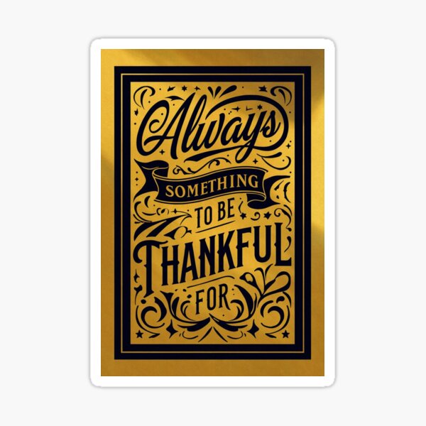 Item preview, Be Thankful designed and sold by evabarr.