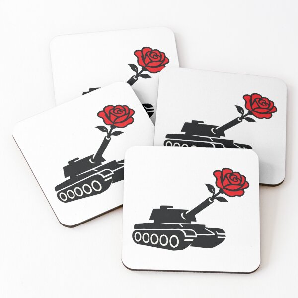 Item preview, Floral Rose Tank Anti War Pacifism designed and sold by Blok45.
