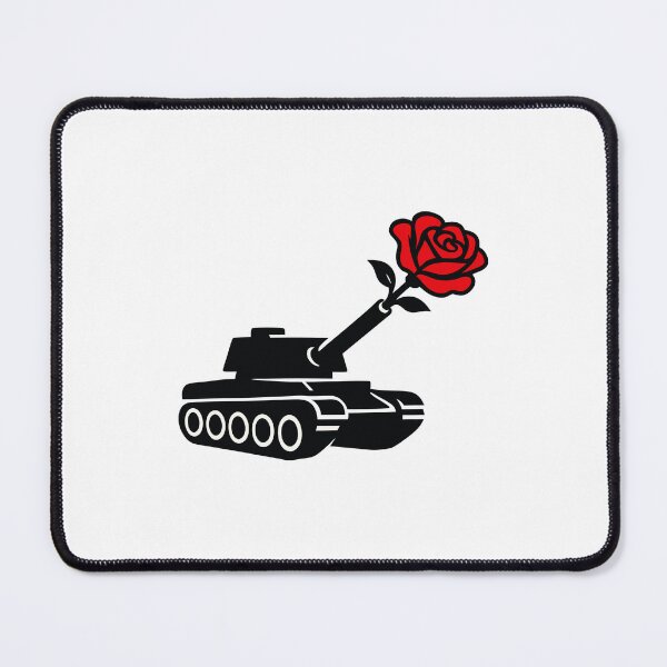 Item preview, Floral Rose Tank Anti War Pacifism designed and sold by Blok45.