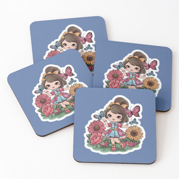 Item preview, A Cute Girly Water Colour illustration designed and sold by ZooStateofMind.