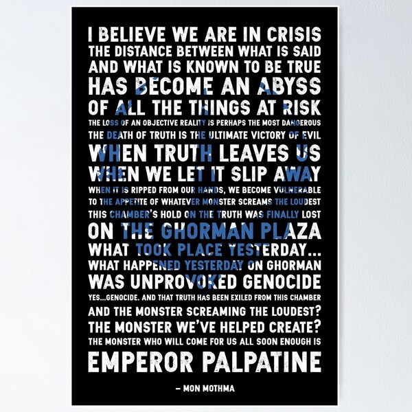 Item preview, Mon Mothma's Speech designed and sold by K-Box  Arts.