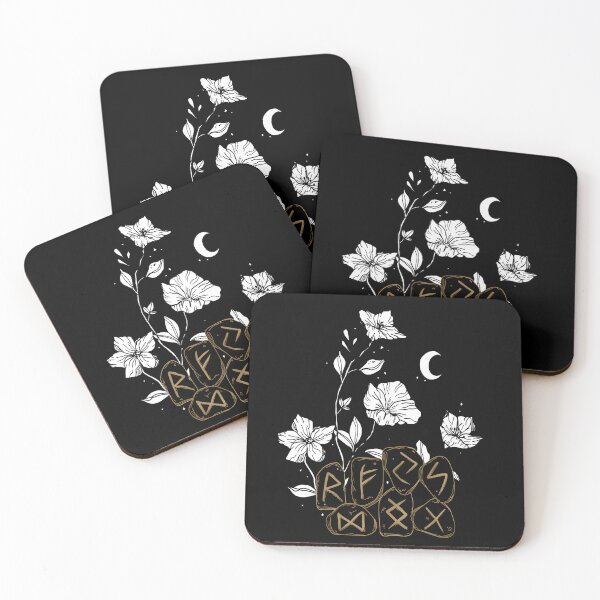 Item preview, Floral Runes designed and sold by witchlingart.