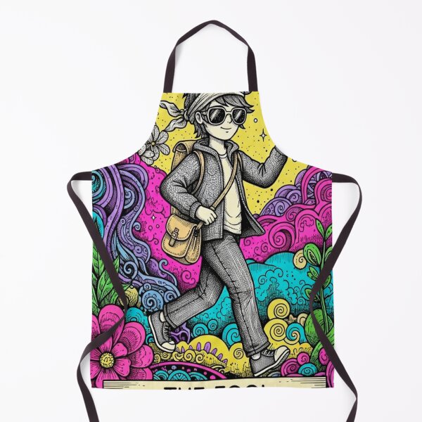 Item preview, Boho Illustration of The Fool - Magical and Colorful Tarot Card designed and sold by  Ojo de Lilith.