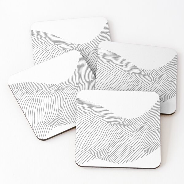 Item preview, Gray 3D Sound Wave Cyber Space Contour Map Line Art designed and sold by LuckyStep.