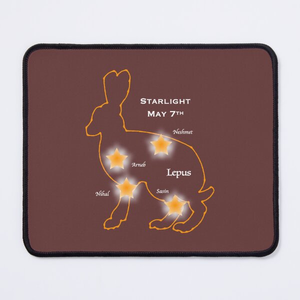 Item preview, Good Stars for May 7: Constellation LEPUS designed and sold by RoseMayBox.