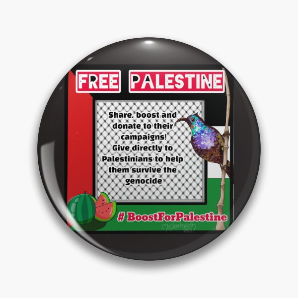 Item preview, Free Palestine (ALL PROFITS DONATED TO PALESTINIAN RELEIEF FUNDS) designed and sold by Ms. Deathwish Designs.