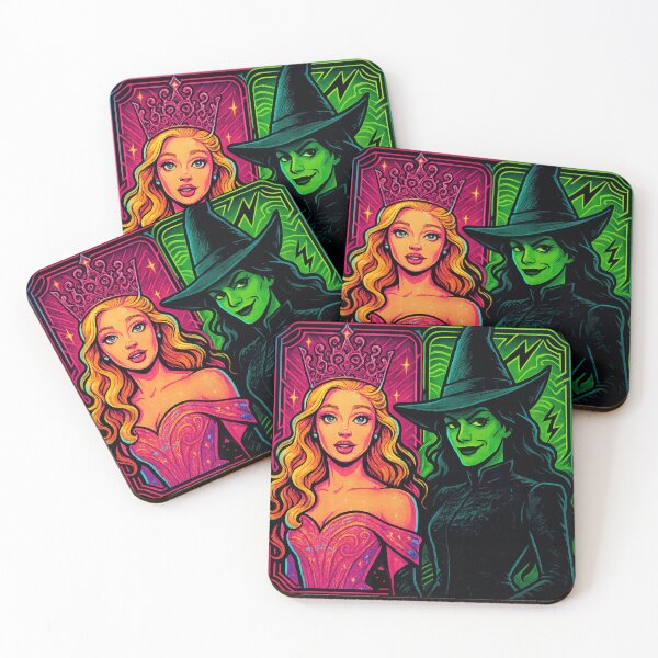 Item preview, Wicked – Glinda & Elphaba Ariana & Cynthia Tribute designed and sold by GirlyPopped.