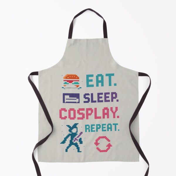Item preview, Eat. Sleep. Cosplay. Repeat. – Retro Pixel Art designed and sold by Meandmyshop.