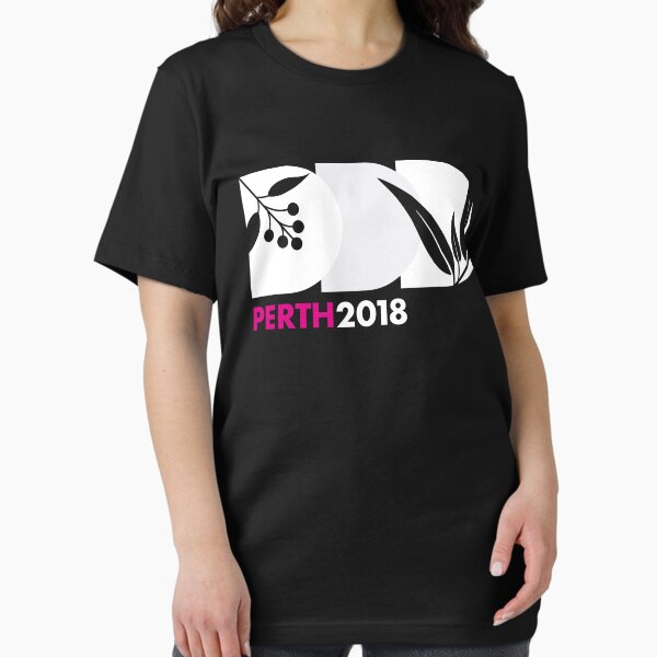 DDD Perth 2018 Native Collection - White and Pink Essential T-Shirt