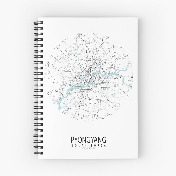 Item preview, Pyongyang City Map of North Korea - Circle designed and sold by deMAP.