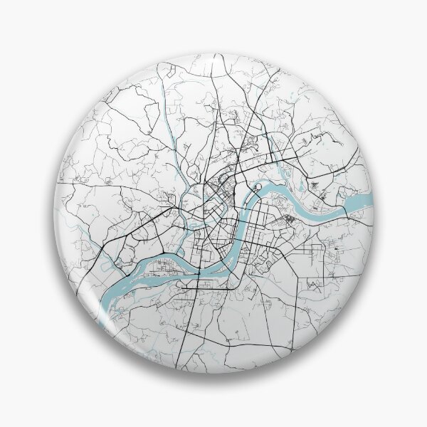 Item preview, Pyongyang City Map of North Korea - Circle designed and sold by deMAP.
