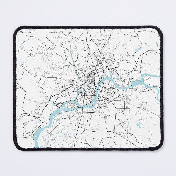 Item preview, Pyongyang City Map of North Korea - Circle designed and sold by deMAP.