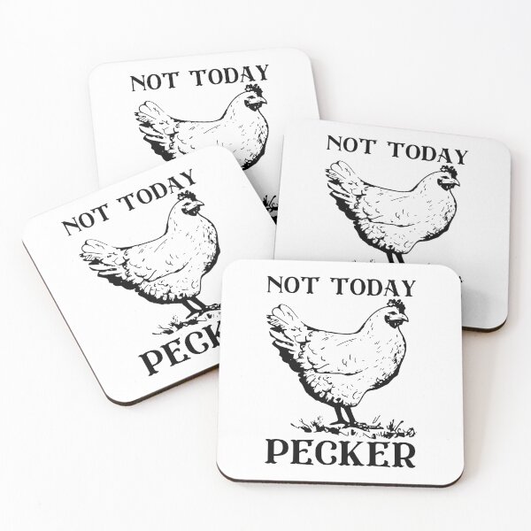 Item preview, Not Today Pecker designed and sold by FloraliteCo.