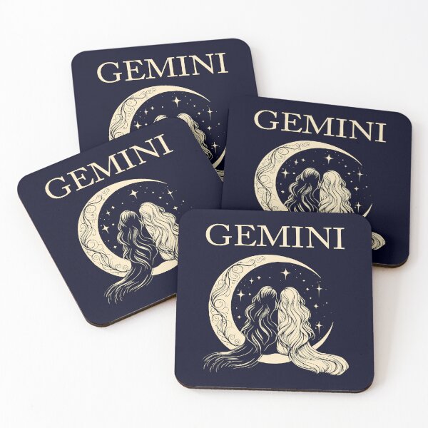Item preview, Gemini Women On Crescent Moon Zodiac designed and sold by humnoo.