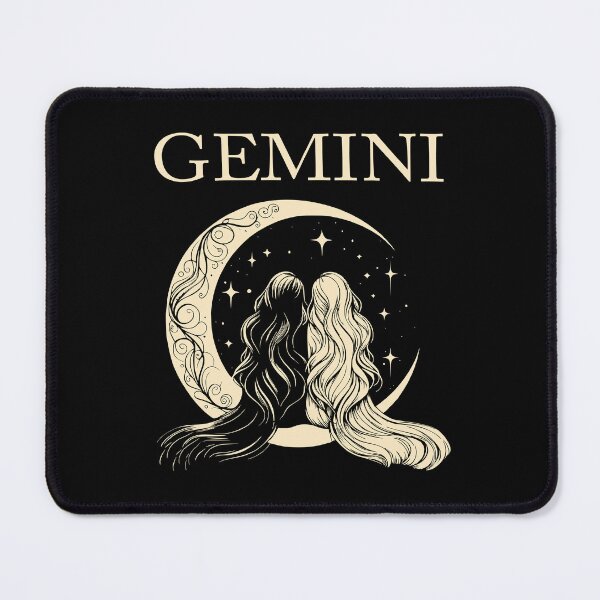Item preview, Gemini Women On Crescent Moon Zodiac designed and sold by humnoo.