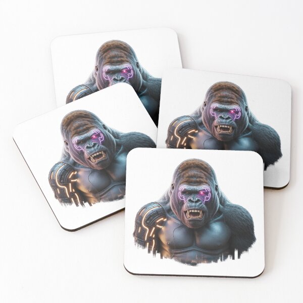 Item preview, Cyber Gorilla. Gorilla Portrait designed and sold by VividTrails.