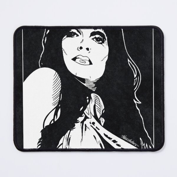 Item preview, VAMPIRELLA (Black and White) designed and sold by FamousWeirdosRB.