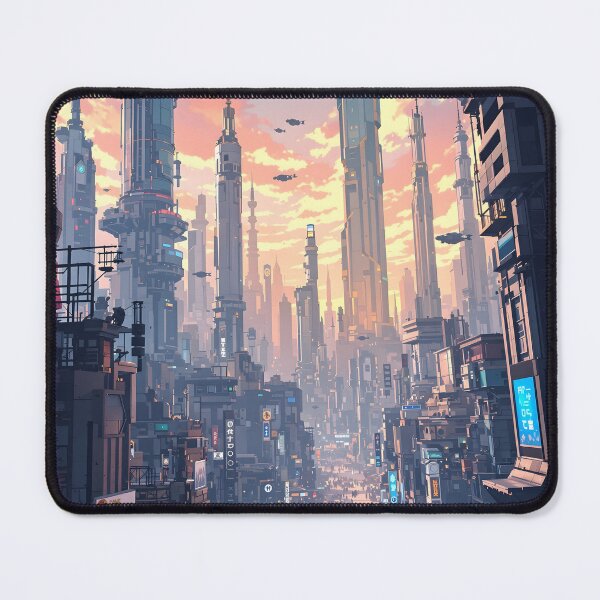 Item preview, Skyline of a Futuristic Metropolis designed and sold by oanaunciuleanu.