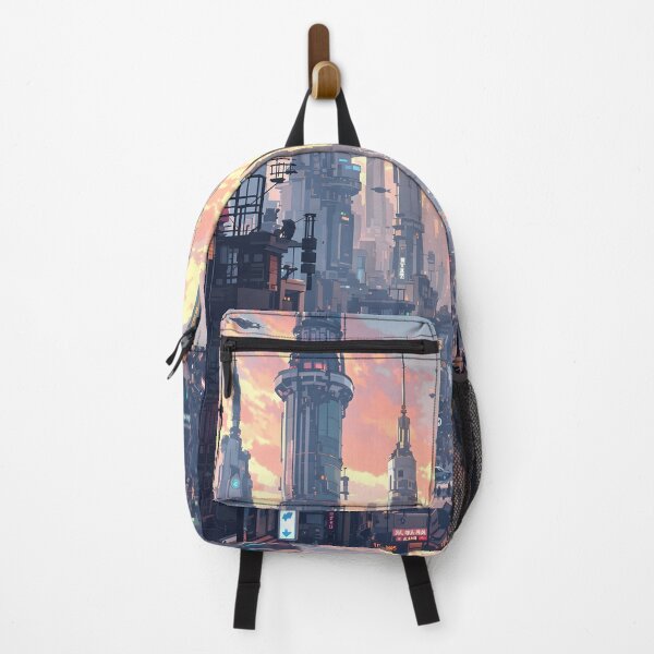 Item preview, Skyline of a Futuristic Metropolis designed and sold by oanaunciuleanu.