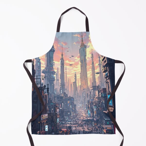 Item preview, Skyline of a Futuristic Metropolis designed and sold by oanaunciuleanu.