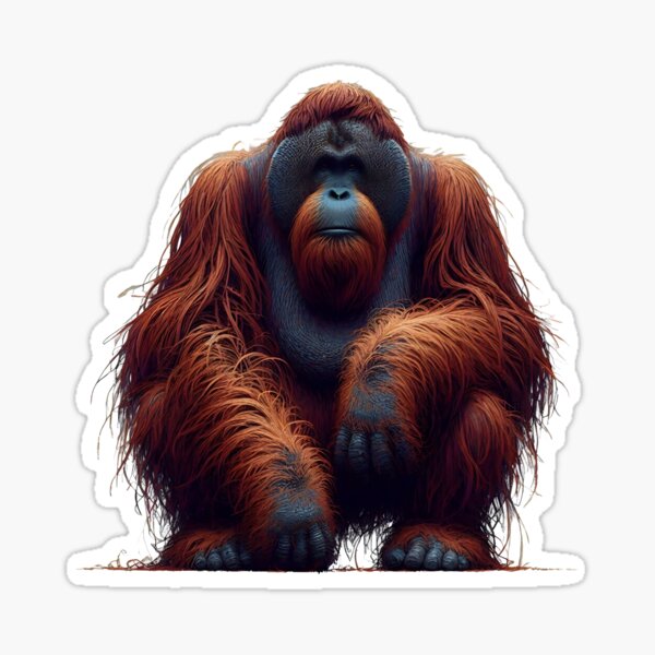 Item preview, Orangutan Art #5 | Great Apes Lovers designed and sold by ksgraphics222.